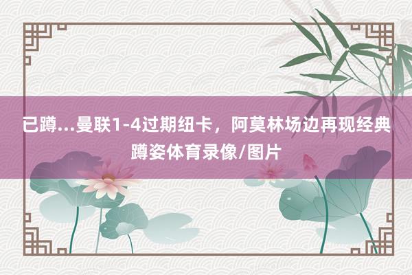 已蹲...曼联1-4过期纽卡，阿莫林场边再现经典蹲姿体育录像/图片