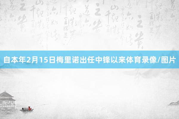 自本年2月15日梅里诺出任中锋以来体育录像/图片