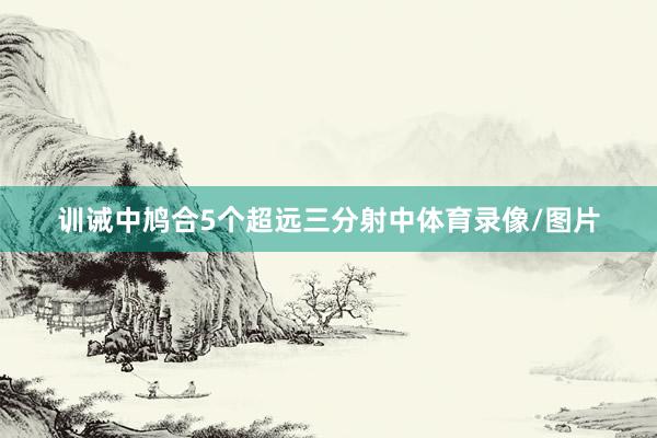 训诫中鸠合5个超远三分射中体育录像/图片