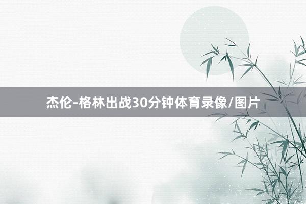 杰伦-格林出战30分钟体育录像/图片