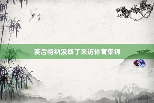 赛后特纳汲取了采访体育集锦