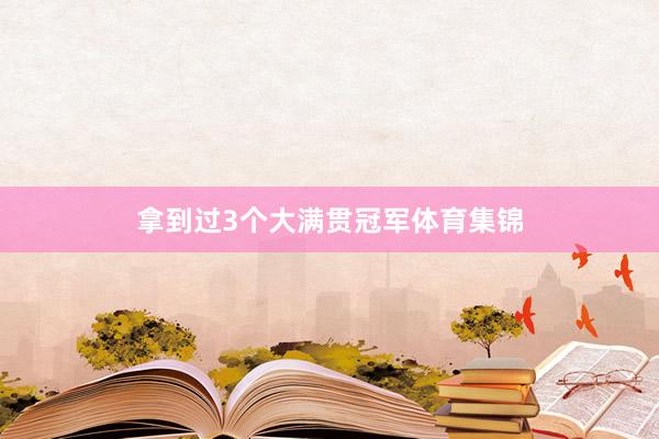拿到过3个大满贯冠军体育集锦