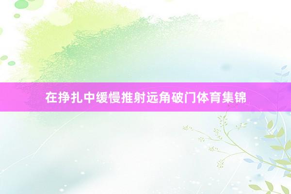 在挣扎中缓慢推射远角破门体育集锦