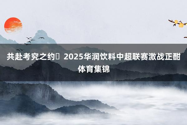 共赴考究之约​2025华润饮料中超联赛激战正酣体育集锦