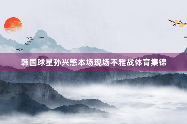 韩国球星孙兴慜本场现场不雅战体育集锦