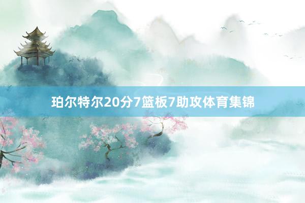 珀尔特尔20分7篮板7助攻体育集锦