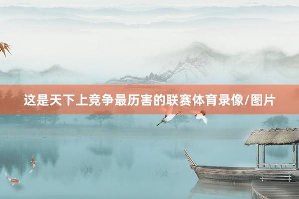 这是天下上竞争最历害的联赛体育录像/图片