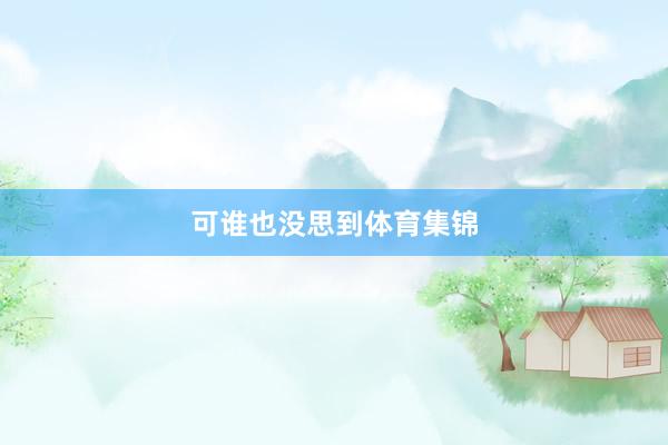 可谁也没思到体育集锦