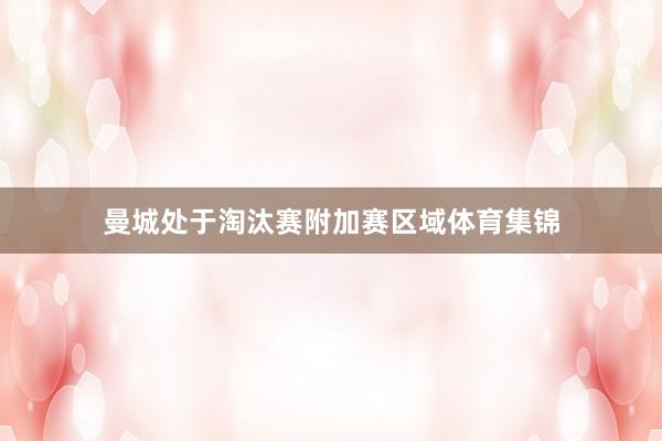 曼城处于淘汰赛附加赛区域体育集锦