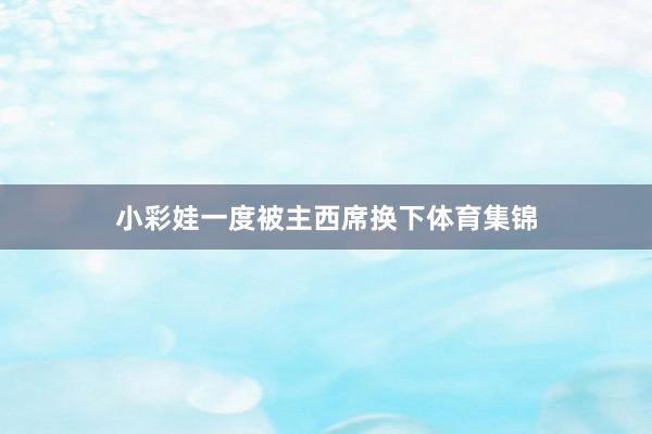 小彩娃一度被主西席换下体育集锦
