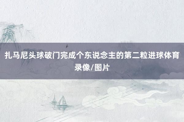 扎马尼头球破门完成个东说念主的第二粒进球体育录像/图片
