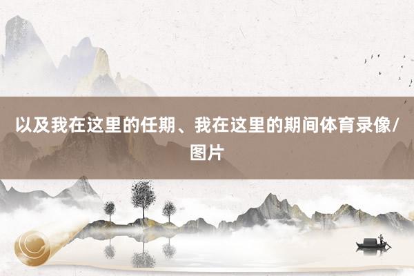 以及我在这里的任期、我在这里的期间体育录像/图片